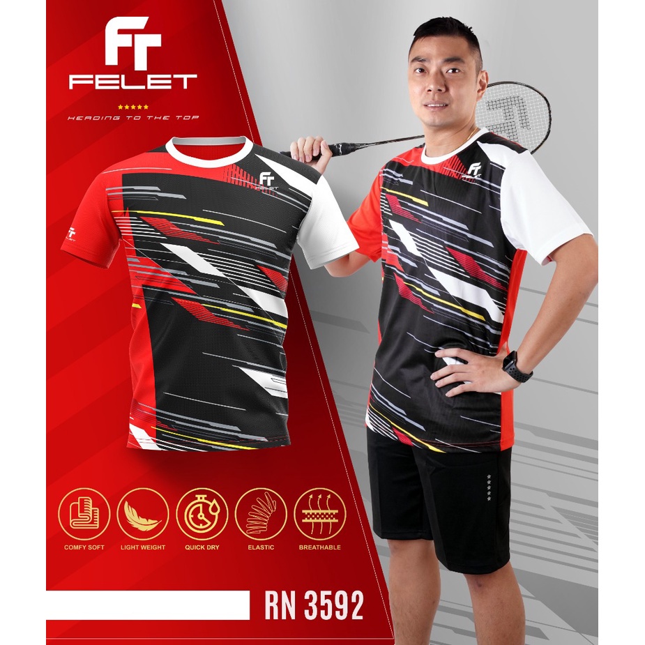 Felet Jersey Cổ Tròn