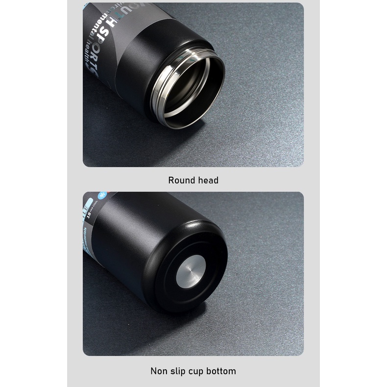 Bình Nước Inox 304 Có Tay Cầm Kiểu Dáng Thể Thao