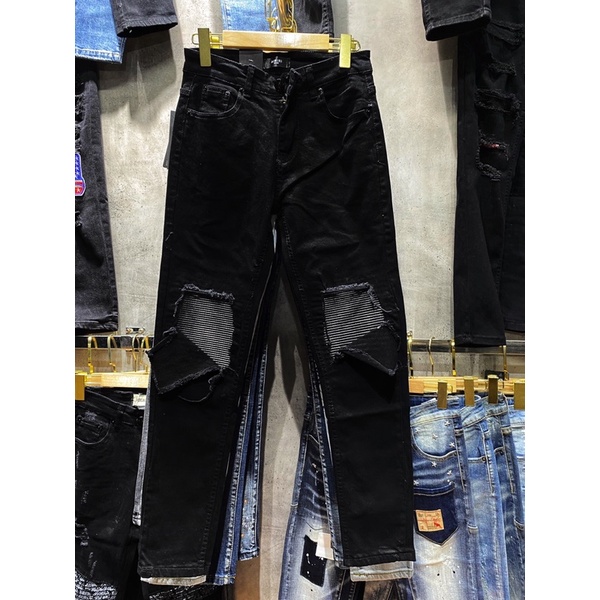 MẪU QUẦN BIKER ĐÁP DA GỐI 1010