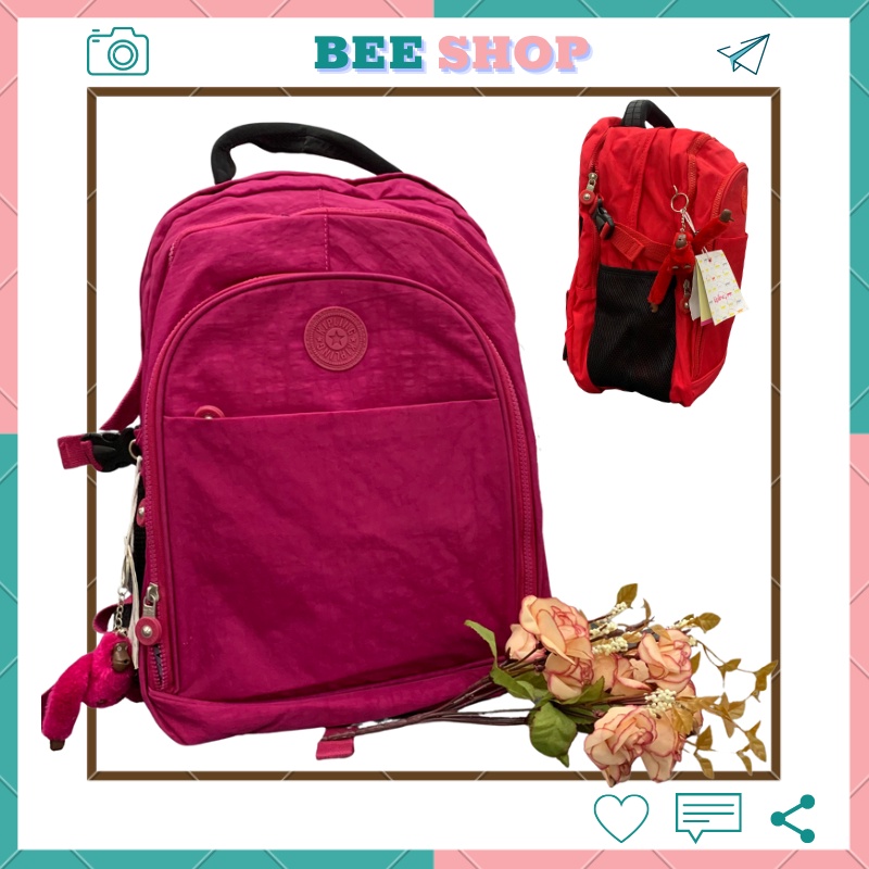 Balo du lịch vải thời trang cao cấp Kipling 1803, dùng đi học, đi làm, chất liệu vải trống nước.Phong cách Hàn Quốc