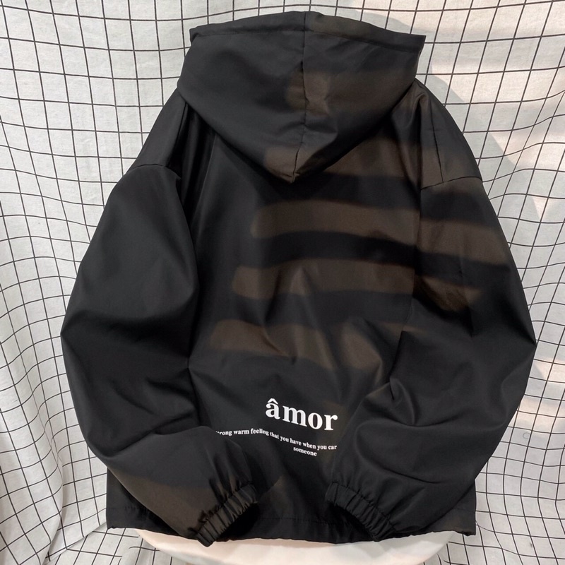 Áo Khoác Jacket AMOR Vải Dù Form Rộng Unisex-Yowol.sg