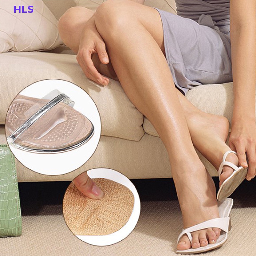1 Cặp Miếng Lót Giày Cao Gót Bằng Silicone Thoải Mái