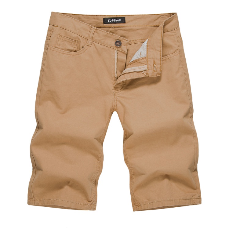 Quần short kaki nam màu trẻ trung dáng bassic Zenkocs3 MEN SHORTS 008