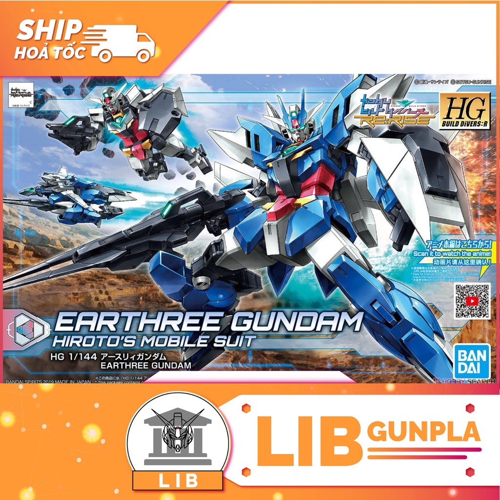 Mô hình lắp ráp Gundam HG BD:R Earthree Gundam