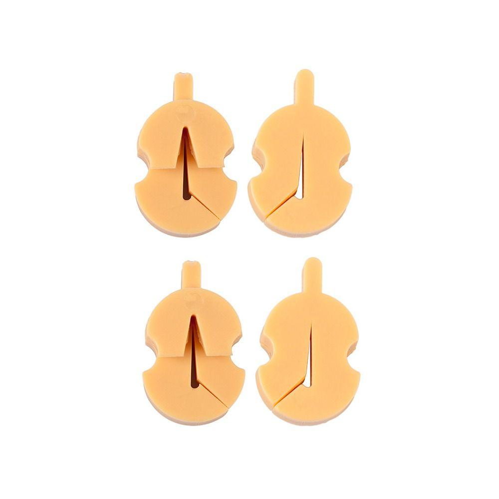 Bộ 4 Miếng Cao Su Giảm Ồn 4 Màu Tùy Chọn Cho Đàn Violin