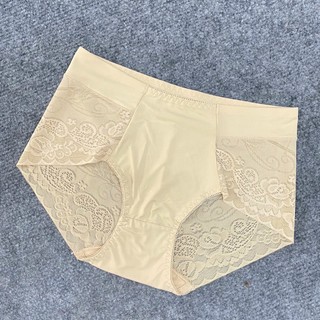 Combo 5 quần lót ren thun lạnh cạp cao 48-65kg