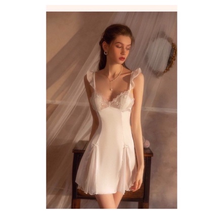 Tặng kèm chip - Váy ngủ 2 dây cánh tiên có đệm ngực gợi cảm M23