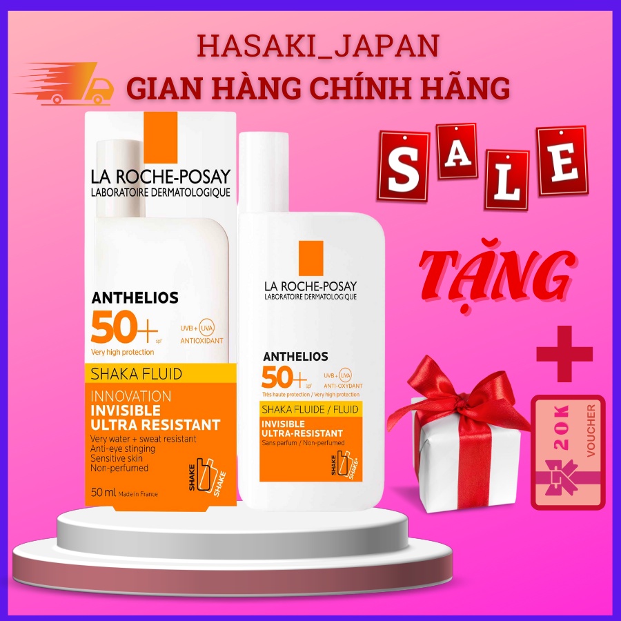 Kem chống nắng la roche posay dưỡng ẩm dành cho da dầu da mụn mẫu cũ