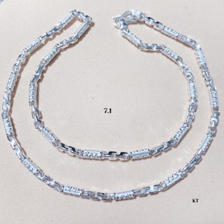 Dây bạc ta nguyên chất cho nam dài 53cm nặng 7.1 chỉ