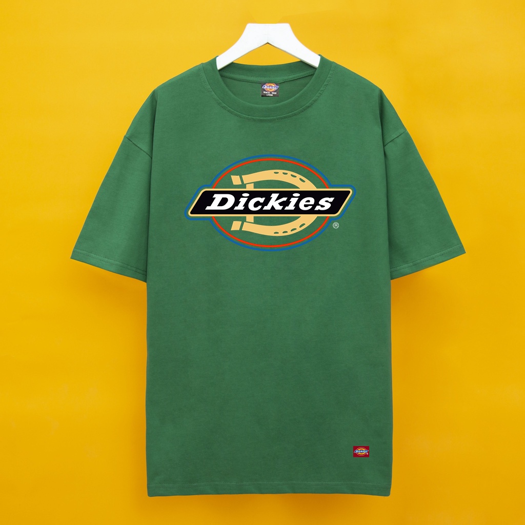 Áo Thun Dickies Logo Tròn 2 Chỉ form rộng -T-Shirt Dickies cao cấp-DK31-Streetwears SG