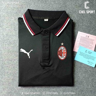 Áo polo 2V cao cấp AC Milan [ẢNH THẬT]