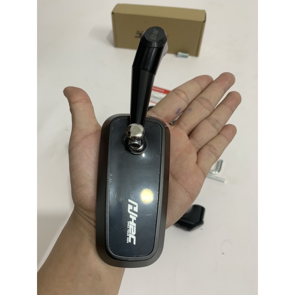 Kiếng chữ nhật nhỏ H2C chân ngắn gắn mọi dòng xe cực đẹp