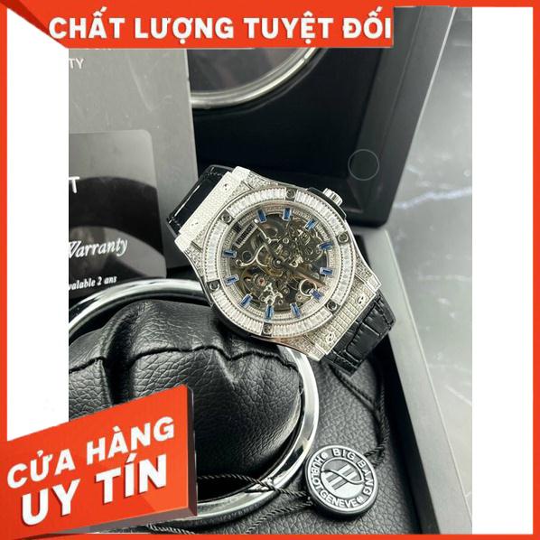 [ Được test ] HUBLOT Nam Full Đá. Đồng Hồ Cơ Nam Cao Cấp 42mm #donghoco #donghonam #donghonu #automatic