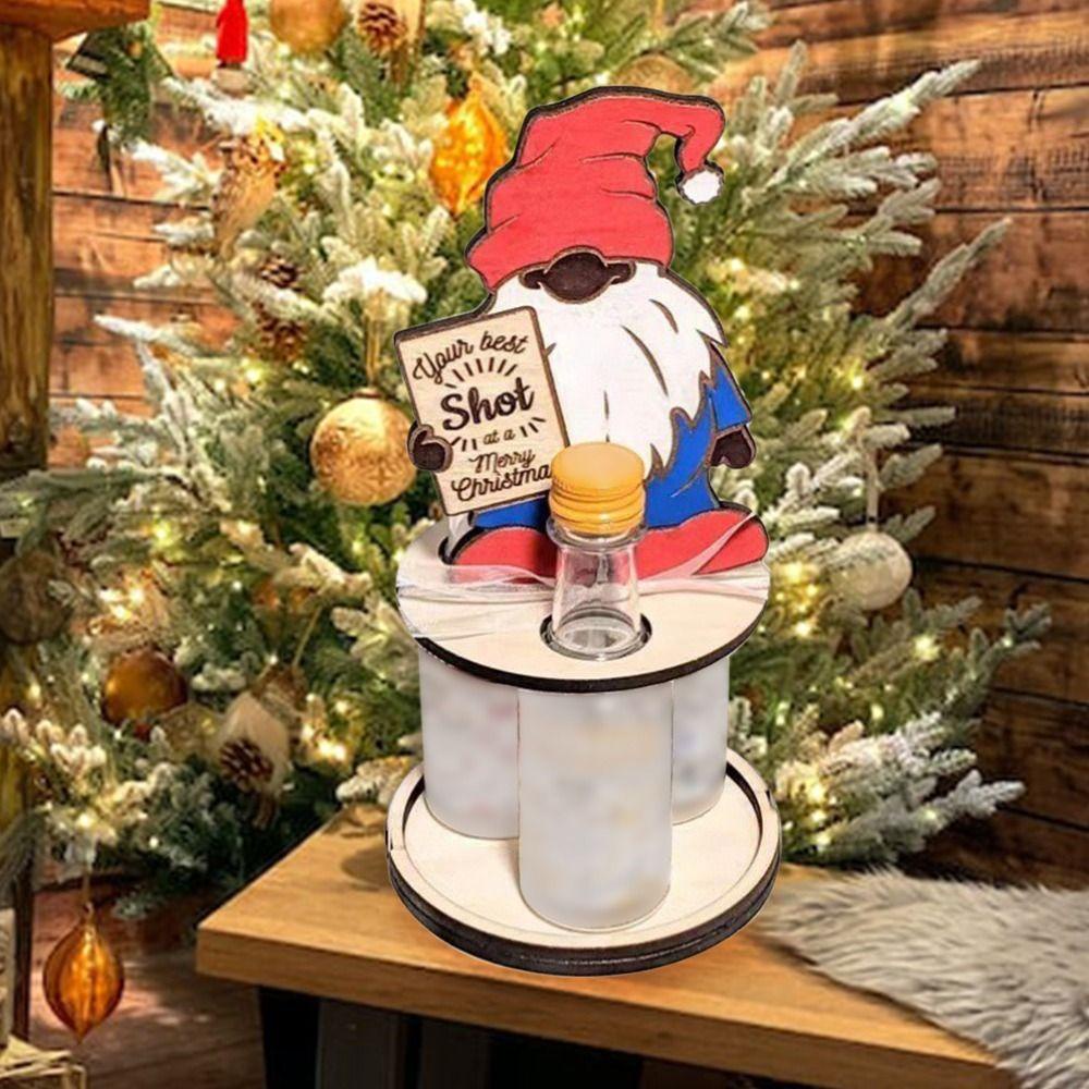 Giá Đỡ Bình Nước Mini Bằng Gỗ Dùng Trang Trí DIY