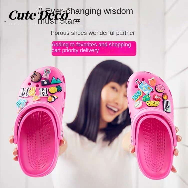 Phụ Kiện Nút Gắn Giày Crocs / Lồng Chim / Vẹt Hình Cú Mèo Nhiều Màu Sắc Dễ Thương (10 Kiểu Lựa Chọn)
