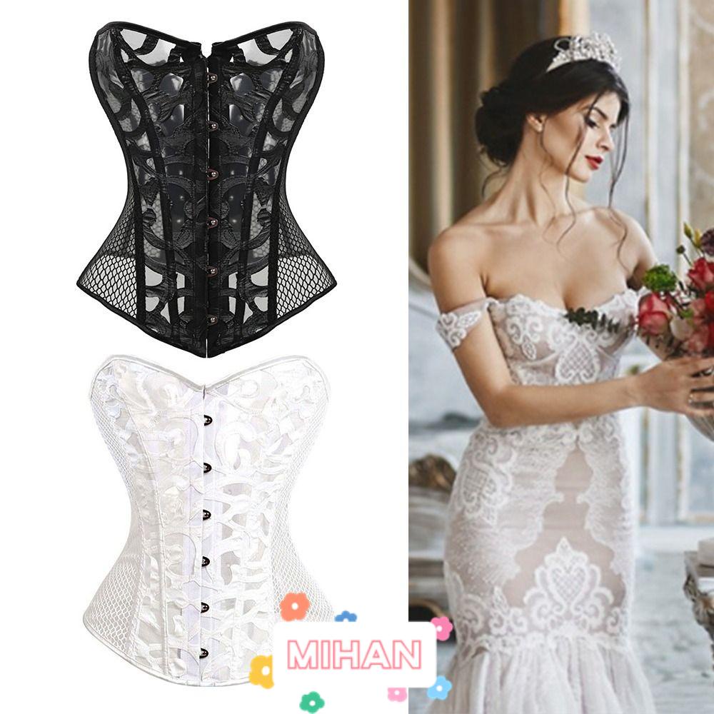 Áo Nịt Ngực Corset Màu Đen MIHAN1