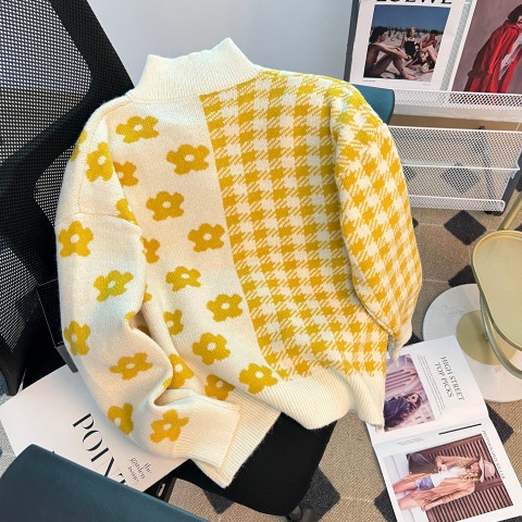 Áo Sơ Mi Tay Dài Dáng Rộng Cổ Bẻ Màu Sắc Ngọt Ngào Thời Trang Thu Đông Hàn Quốc