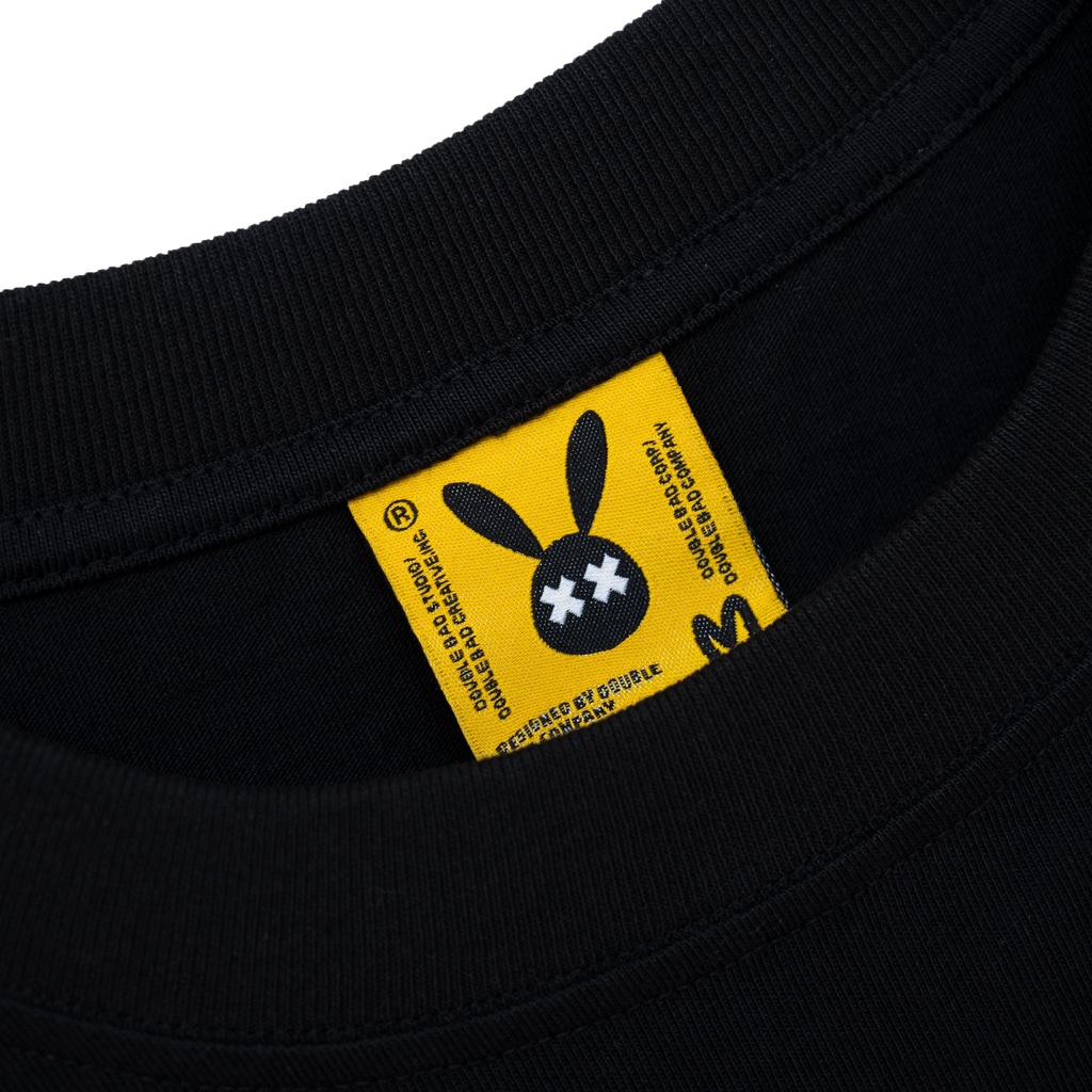 Áo Thun Unisex Bad Rabbit BLACK CARTOON TEE 100% Cotton - Local Brand Chính Hãng