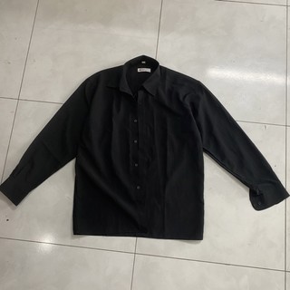 Áo sơ mi nam đen size l và xxl