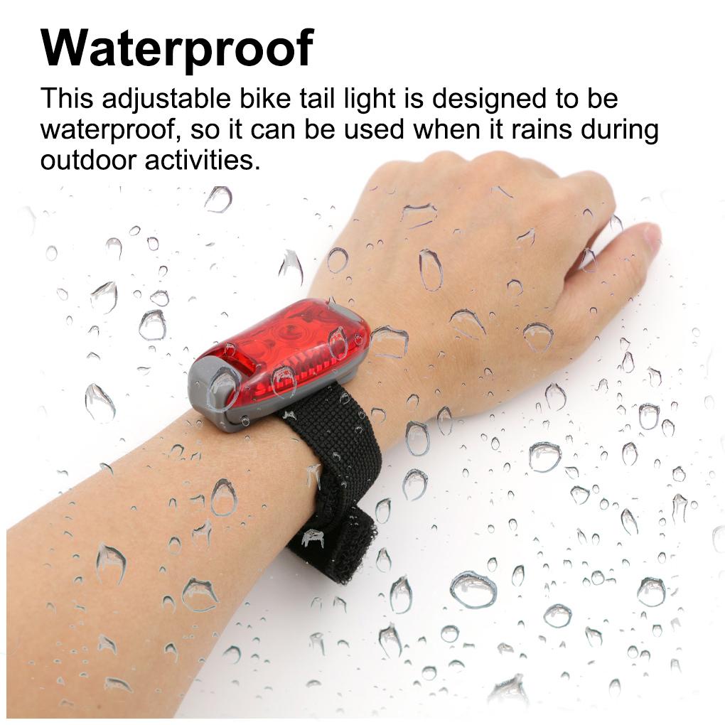 Đèn LED Gắn Đuôi Xe Đạp 3 Chế Độ Điều Chỉnh Được Chống Nước Chạy Pin