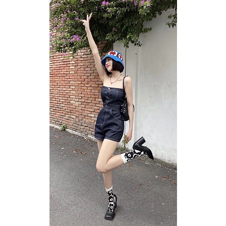 FINNS | Bộ liền thân jeans Lari Jum