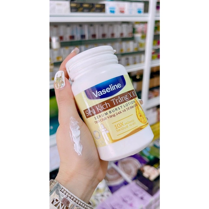 KÍCH TRẮNG VASELINE 10X