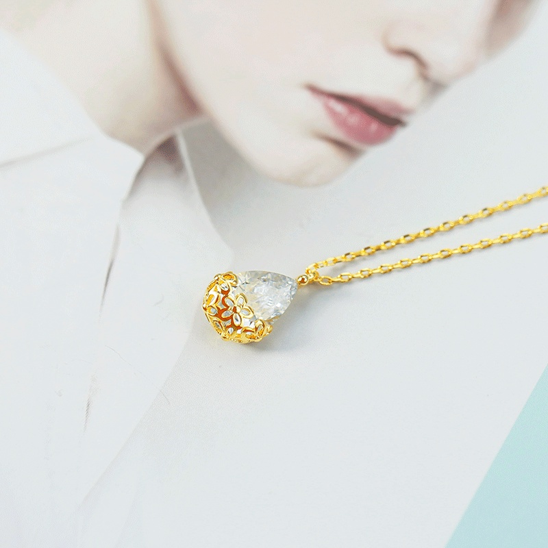 Vòng cổ Hình Giọt Nước Phong Cách Pháp Thời Trang Cho Nữ