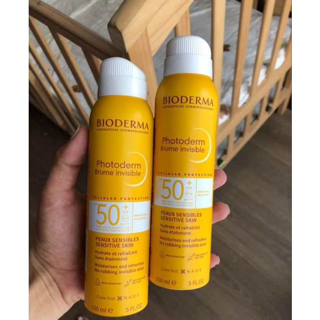 Kem, xịt chống nắng Bioderma Photoderm spf50 cho người lớn, trẻ em