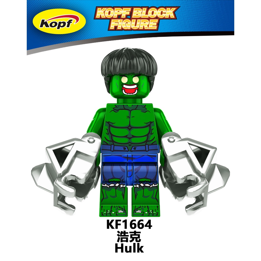 Minifigures Các Mẫu Nhân Vật Siêu Anh Hùng Marvel DC Hulk Joker Venom Carnage Moon Knight KF6155 - Đồ Chơi Lắp Ráp Mini