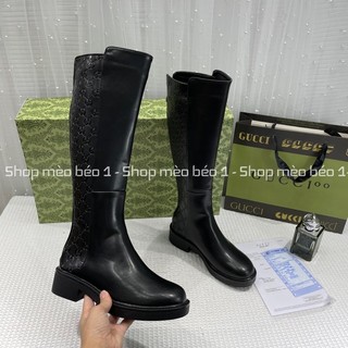 Bốt boot gc sole vân chìm mũi tròn gót thấp fullbox