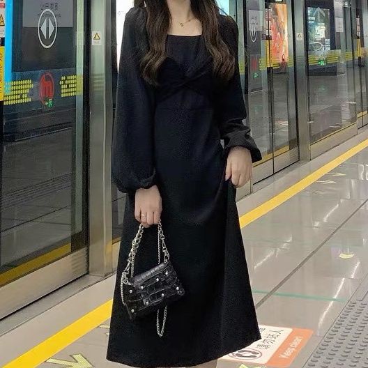 Đầm Midi Phối Lưới Thắt Nơ Phong Cách Pháp Ngọt Ngào Thiết Kế Mới Cho Nữ