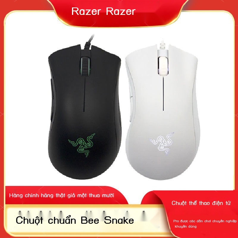 ✑♗❏Chuột có dây chơi game Classic Razer Thunder Snake Viper Standard Edition công thái học cf máy tính macro luyện ngục