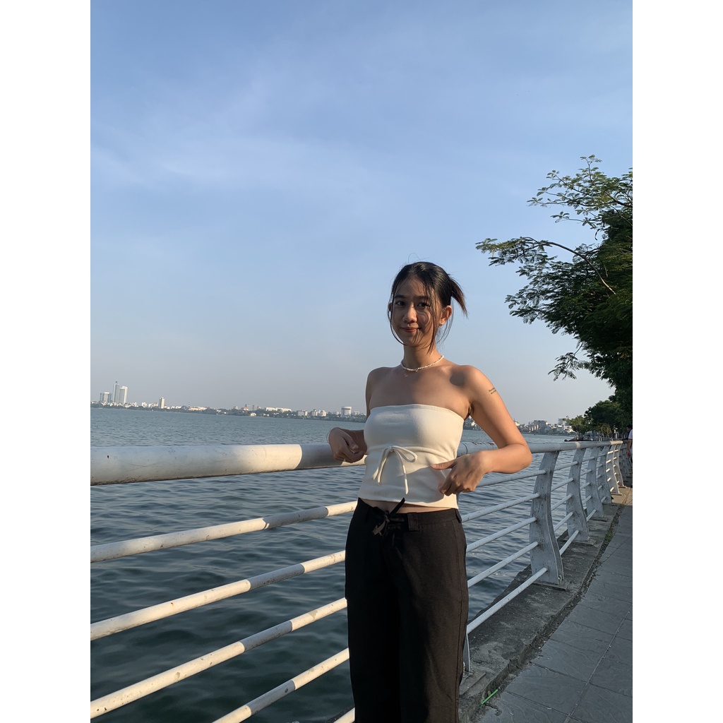 Áo quây áo ống buộc nơ - Tube Top | BigBuy360 - bigbuy360.vn