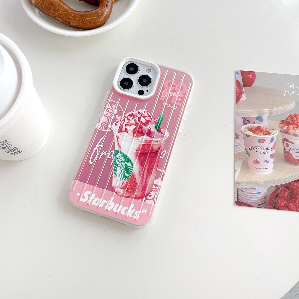 Ốp Điện Thoại TPU Mềm Chống Sốc Màu Laser In Họa Tiết Đơn Giản 2 Trong 1 Cho iPhone 14 13 12 11 Pro Max XR XS 14 Plus