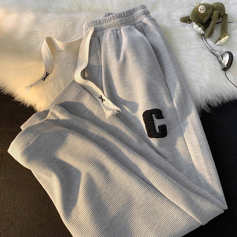 Quần suông chữ C Chất nỉ tổ ong hàng đẹp