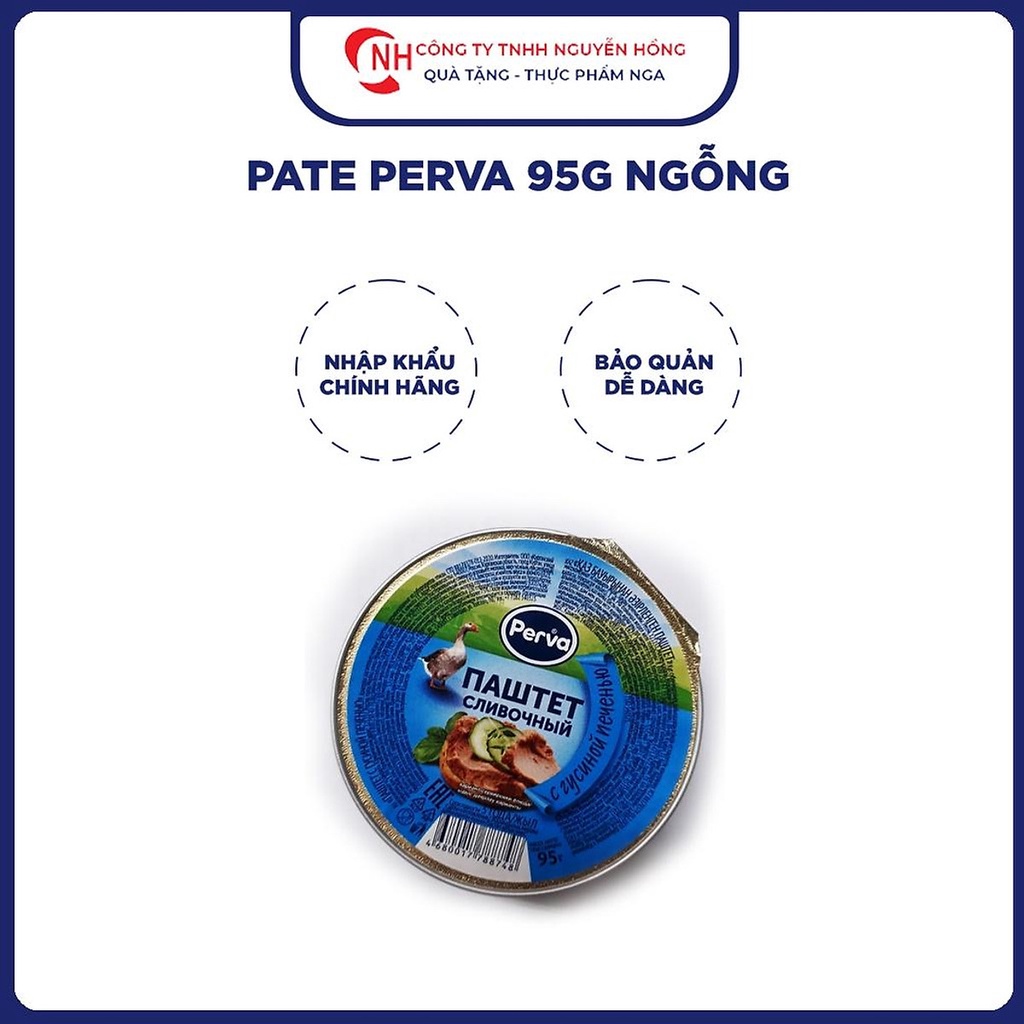 Pate gan ngỗng , gà , bò của Nga 95g