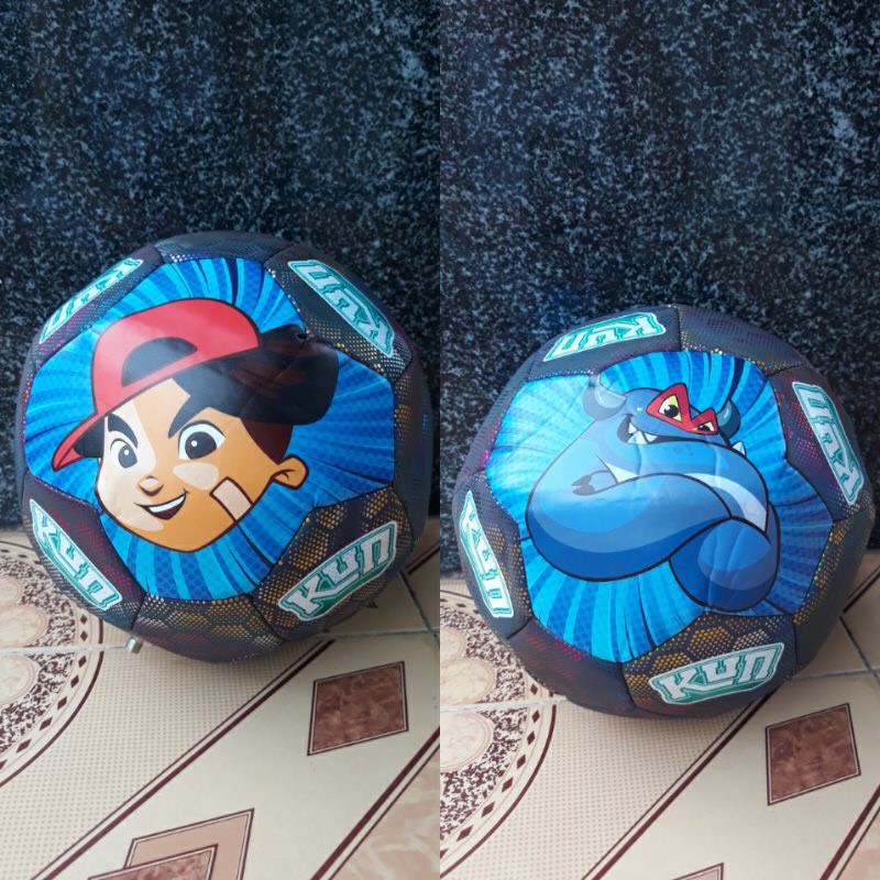 Bóng Kun, bóng Kun phản quang, bóng da Kun, banh Kun size 5 tặng kèm lưới và kim bơm hàng khuyến mãi sữa Kun