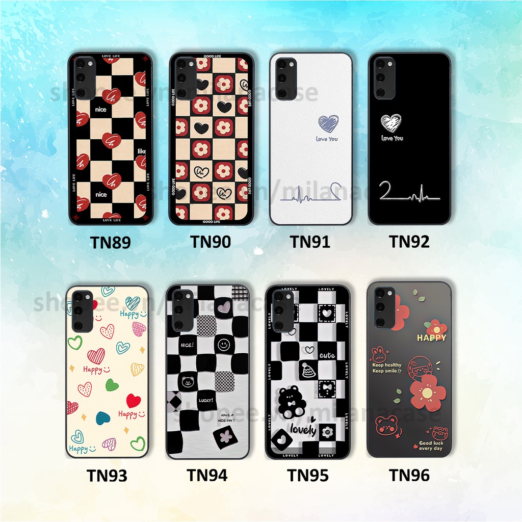 Ốp Samsung S20 Fe in hình caro trái tim siêu đẹp, siêu nét đầy phong cách cá tính