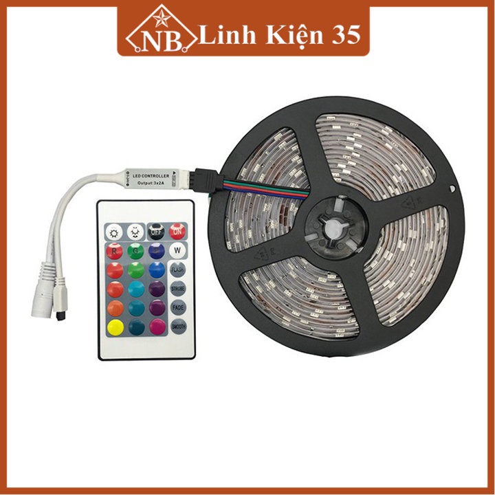 Set Led dây đổi màu RGB 5050 có theo bộ điều khiển kèm nguồn/ không kèm nguồn
