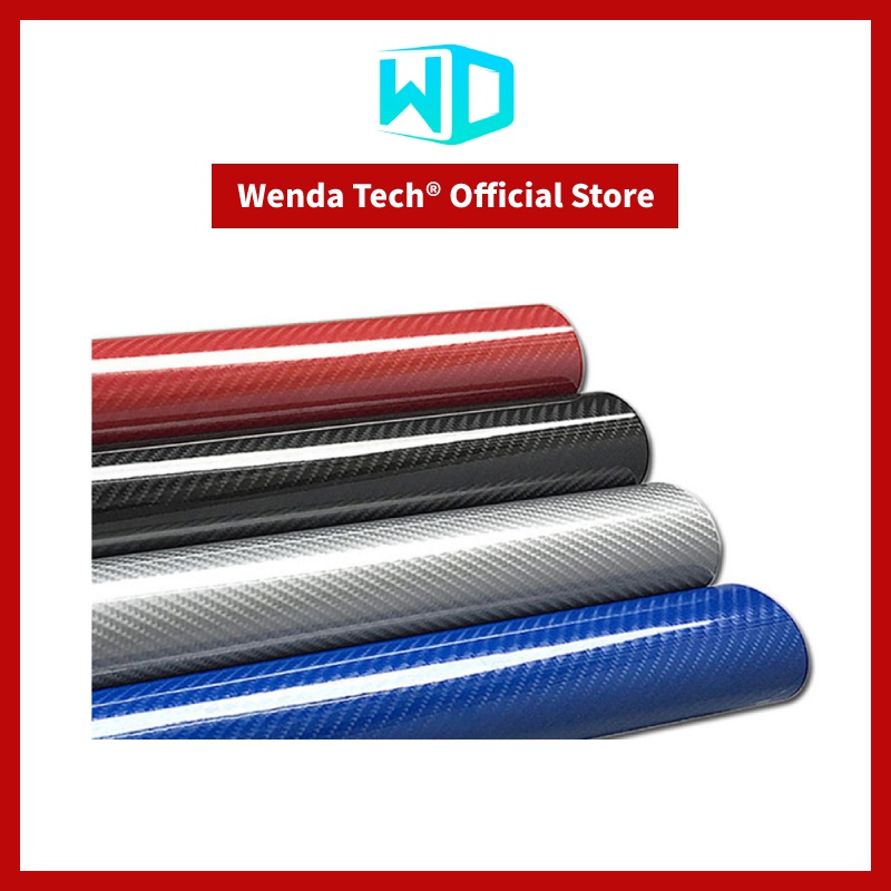 Decal DáN 7D 20 * 152cm BằNg SợI Carbon Trang Trí Xe Hơi