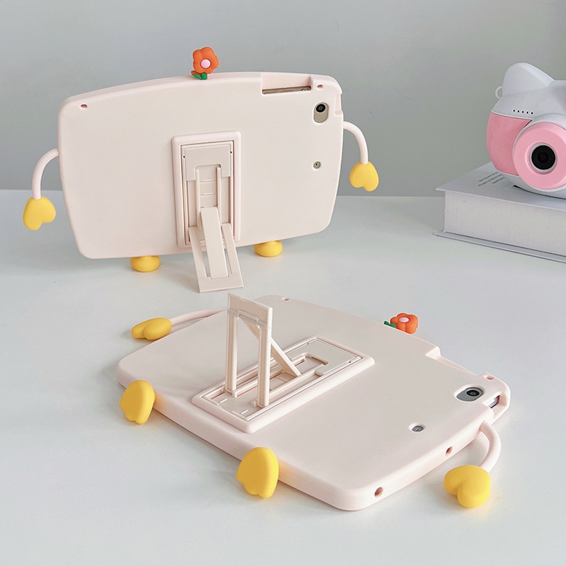 Ốp Máy Tính Bảng Silicone Với Giá Đỡ Gấp Được Cho Xiaomi Pad 5 Mi Pad 5Pro 11inch 2021