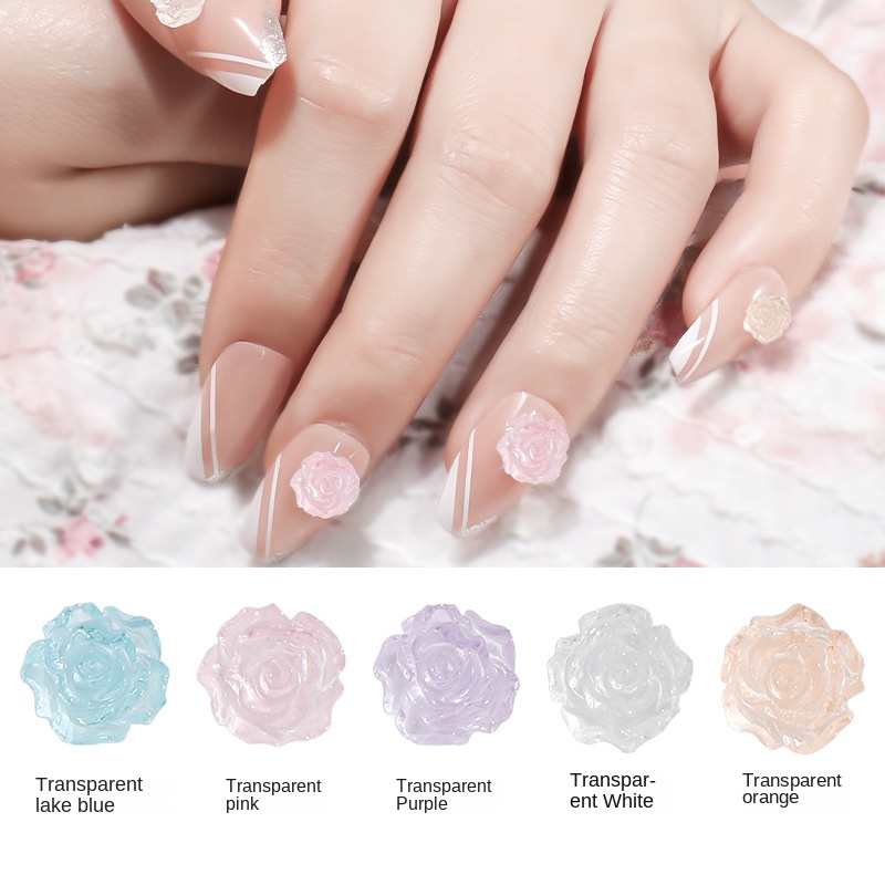 Vật Liệu Trang Trí Móng Tay Nghệ Thuật Hình Hoa Sơn Trà