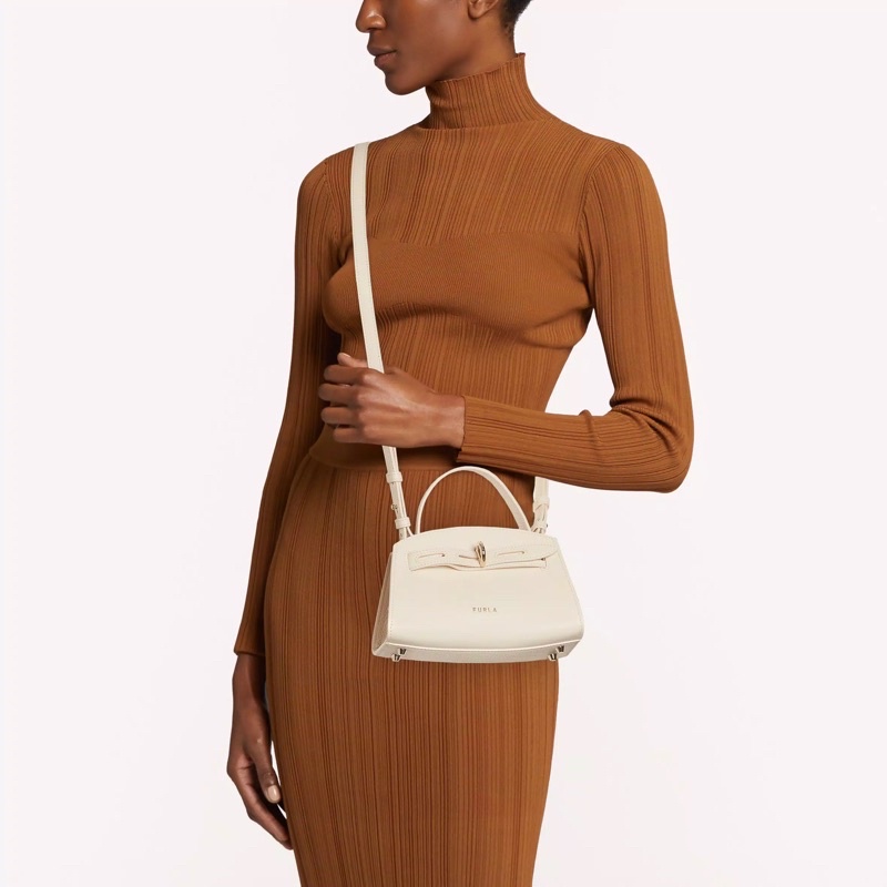 Túi Nữ  Phơ la Margherita Mini Top Handle Vitello New Calf Vitello St Eracle