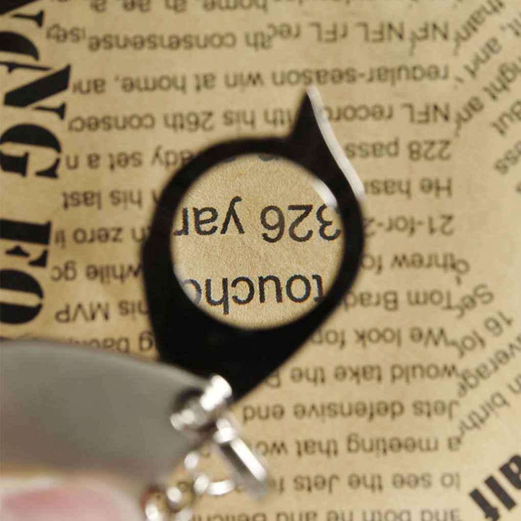 Kính Lúp Phóng Đại 8 Lần Có Móc Khóa Mini Bỏ Túi Tiện Dụng