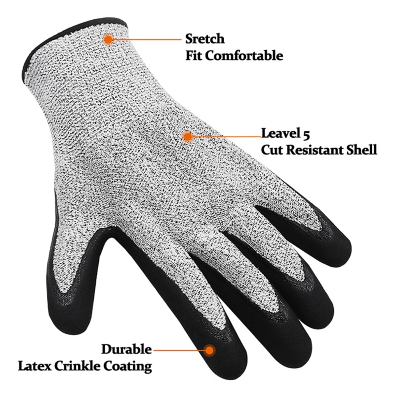 1 Đôi Găng Tay Chống Trầy Xước An Toàn Khi Cắt Kính