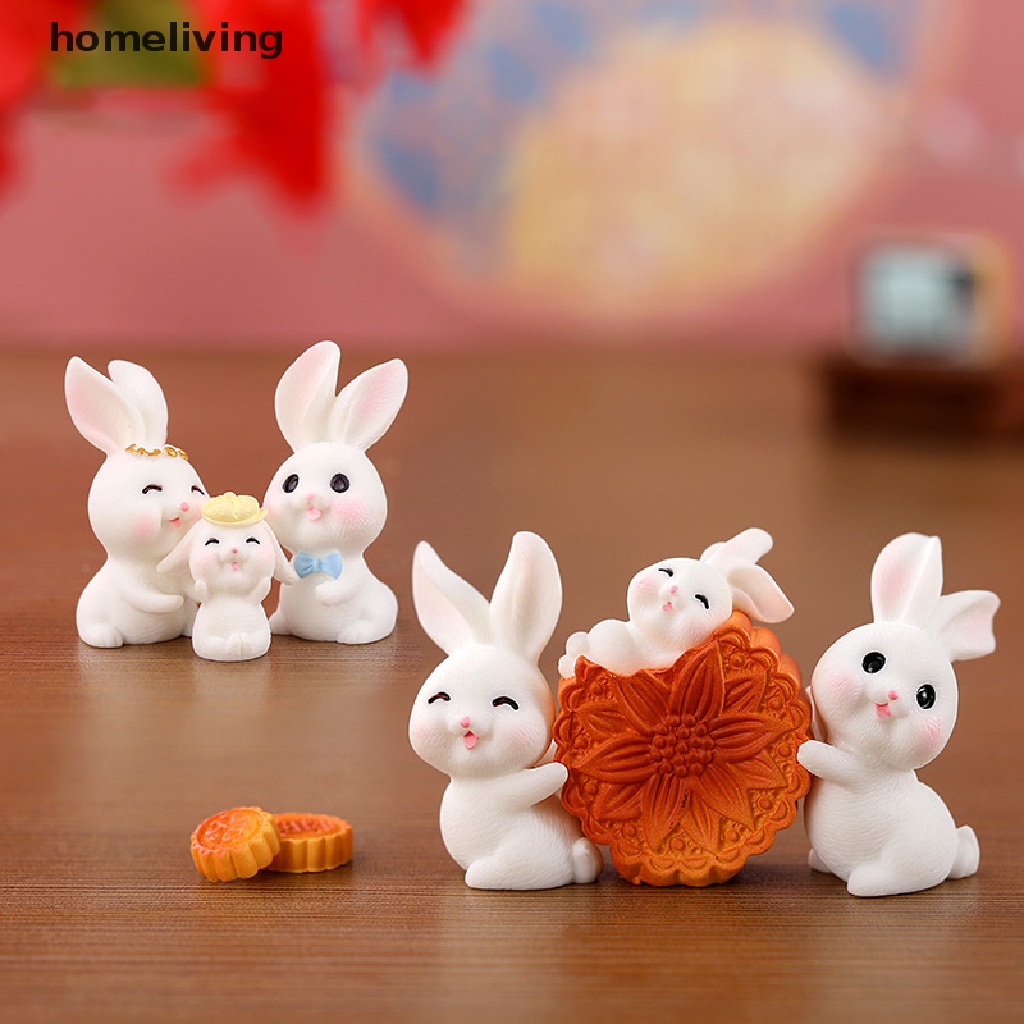 Đồ trang trí Thỏ Cung Hoàng Đạo Năm Mới Phong Cách Trung Hoa Trang Trí Tiểu Cảnh