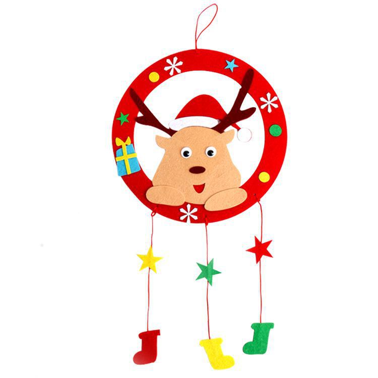 Phụ Kiện Trang Trí Giáng Sinh Hình Vòng Nguyệt Quế