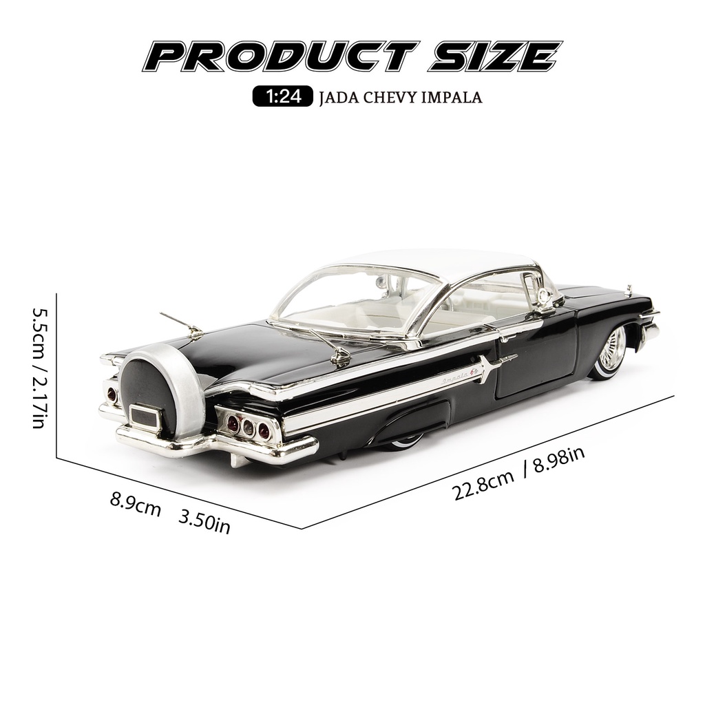 Mô Hình Xe Hơi Chevrolet Cổ Điển 9 Màu Tỉ Lệ 1 / 24