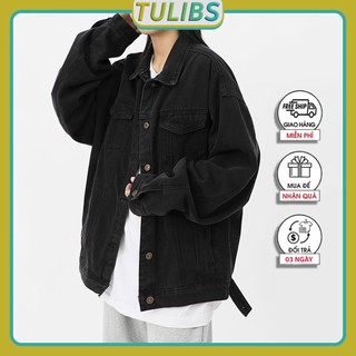 Áo khoác nữ jean cao cấp form rộng hàn quốc phong cách cá tính trẻ trung - Tulibs