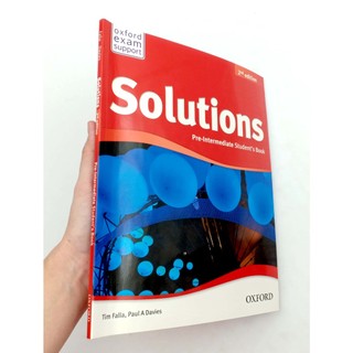 Sách - (Bộ 2 cuốn) Solutions Pre-Intermediate - Bản 2nd- Tặng file nghe